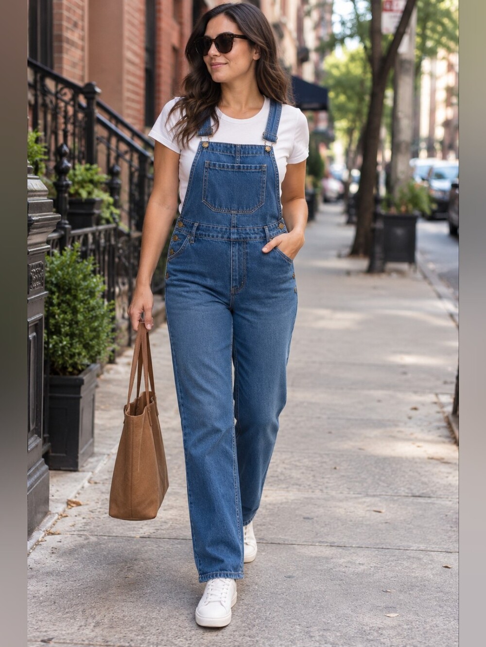 Modcloth Jean Overalls Straight Leg Stretch Size 1x